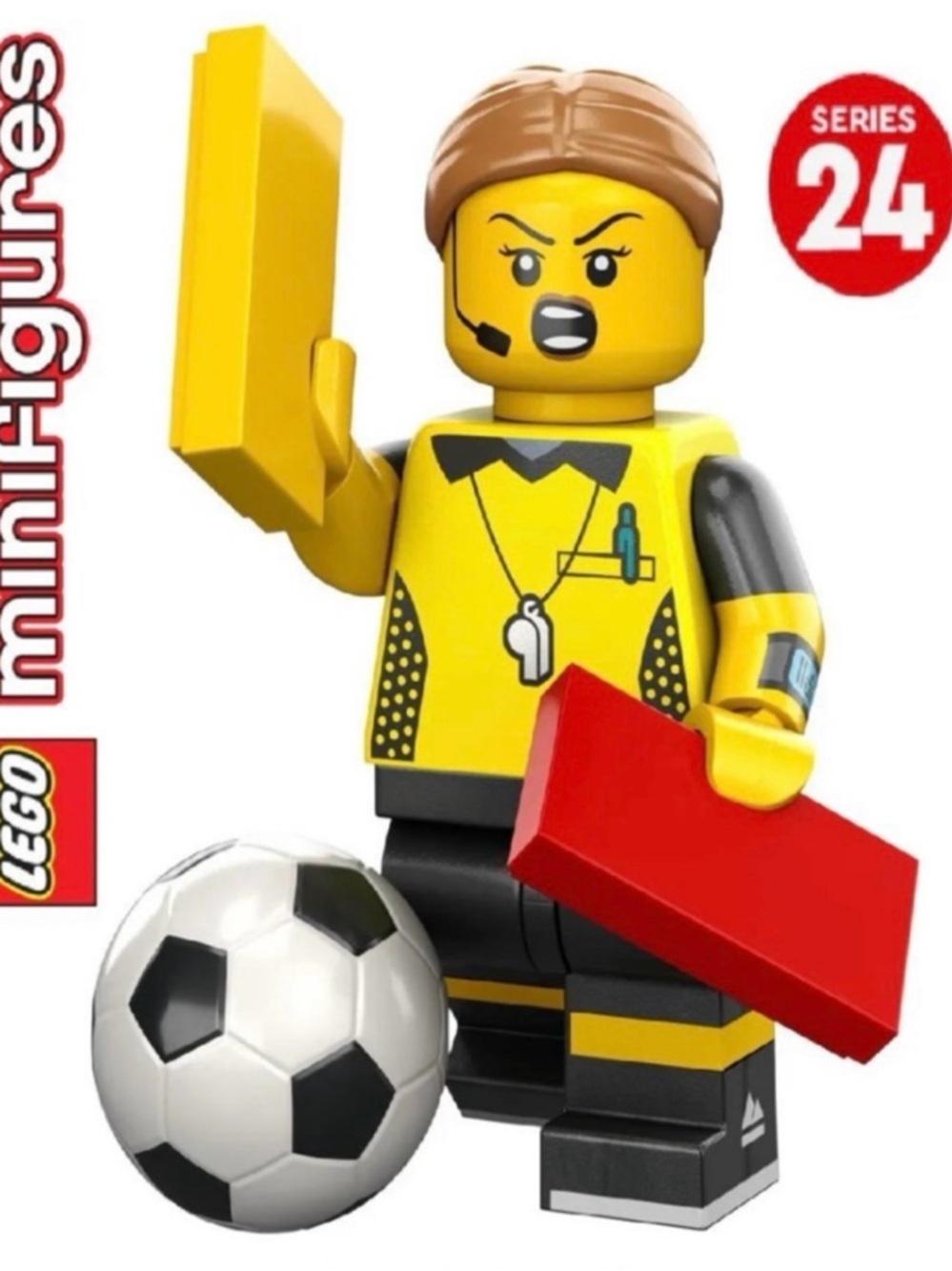 LEGO Collectible Minifigures Series 24 Football Referee 71037 – NEW Unassembled